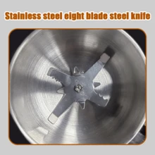 美规迷你电动研磨机，高速粉末研磨，咖啡豆研磨机，小麦燕麦香料大米研磨机，高速电动谷物粉碎机，精细半自动研磨机，圣诞礼物 - 美規B型插(110-127V) - 查看 5