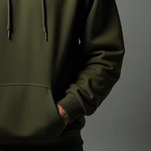 Premium Thick Sweatshirt For Intense Cold Weather - Stylish And Comfortable - Verde - Ver 4