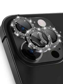 9H钢化玻璃相机镜头保护膜，兼容 17/17 Pro/17 Pro Max/16 Pro Max/16 Pro/15/14/13/12/11，亮黑色 - 黑色 - 查看 28