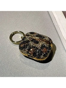 Leopard Print Rhinestone Compatible With AirPods Pro, Luxury Wireless Bluetooth Earphone Case For AirPods Pro 1/2/3/4/5 - Multicolor - View 25