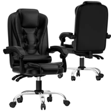GartistGo Ergonomic Office Chair With High Backrest And Adjustable Tilt Function - màu đen - Xem 9