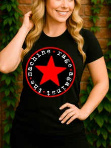 Rage Against The Machine Album T-Shirt - Basic Unisex 100% Premium Cotton – Men's And Women's | Casual, Streetwear, Plus Size, New Release With Immediate Shipping In Various Colors - màu đen - Xem 3