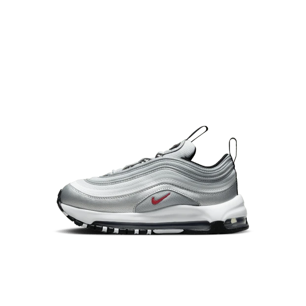 Nike AIR MAX 97 QS (PS) 女款休闲运动鞋 FB2963-001 - 黑/灰 - 查看 1