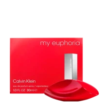 Calvin Klein 我的Euphoria女士香水喷雾EDP 0.33盎司/10毫升 琥珀花香调 女友 妻子 母亲 朋友 生日 毕业派对 旅行 露营 户外 学校 校园旅行 节日 周年纪念 秋季 圣诞节 秋季造型 - EDP - 查看 4