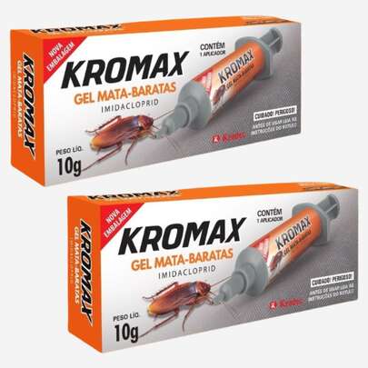 Mata Baratas Gel Inseticida Kromax Seringa 10gr un