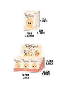 Pop Mart THE MONSTERS Sitting Party Plush Blind Box - 6 Regular Designs + 1 Hidden Design, Cute Labubu Rabbit Monster Sitting Posture, Paired With Beach Elements (Sandcastle, Guitar, Ice Cream) - Multicolor - View 3