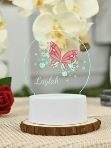 1件装，定制小熊个性化名字夜灯，定制生日礼物，定制朋友礼物，定制卧室装饰，定制派对装饰，派对装饰，定制兔子夜灯，万圣节礼物，婴儿派对家庭装饰礼物，冬夜礼物，可爱定制，独特珍宝，婴儿礼物，可爱宝宝，时尚理想礼物，适合幼儿、家人、朋友、女儿、儿子，儿童节礼物