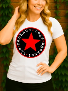 Rage Against The Machine Album T-Shirt - Basic Unisex 100% Premium Cotton – Men's And Women's | Casual, Streetwear, Plus Size, New Release With Immediate Shipping In Various Colors - 白色 - 查看 3