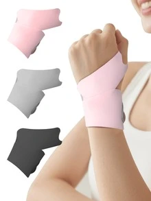 1pc Swirl Tendon Sheath Wrist Brace, Seamless Knit, 0.09cm/0.03in Ultra-Thin, Double-Layer Wrap-Around Compression, Enlarged Palm Design For Comfort, Breathable Wrist Support Sleeve, Open Design For Easy Wearing - Multicolor - View 3