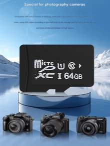 1张迷你TF/SD卡，容量可选：256GB、128GB、64GB、32GB、16GB、8GB、4GB，高速闪存TF/SD卡，超高速便携式外置硬盘，大容量高速外置硬盘，设计简洁，存储可靠，适用于游戏玩家、学生、专业人士，兼容iPad、Windows、iOS（USB 3.0）