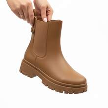 Women Ankle Boots & Booties - Khaki - View 2