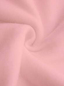 Girls' Cotton Lined Drop Shoulder Comfortable Versatile Zip-Up Hoodie, Gray/Pink Fleece Lining Minimalist Oversized Hoodie, Slim Fit Streetwear Style, Collegiate Vibe, Soft Drape, New Long Sleeve Sweatshirt Collection - Pink - View 6