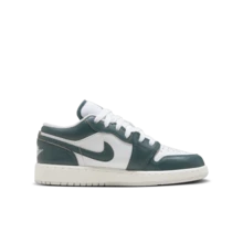 Nike Air Jordan 1 Low SE (GS) Women's Sneakers, Casual Shoes, FQ8041-300 - Green - View 4