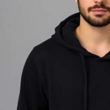 Premium Thick Sweatshirt For Intense Cold Weather - Stylish And Comfortable - Negro - Ver 3