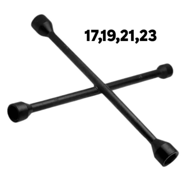 Chave De Roda Cruz 4 Bocas 17 x 19 x 21 x 23 Universal