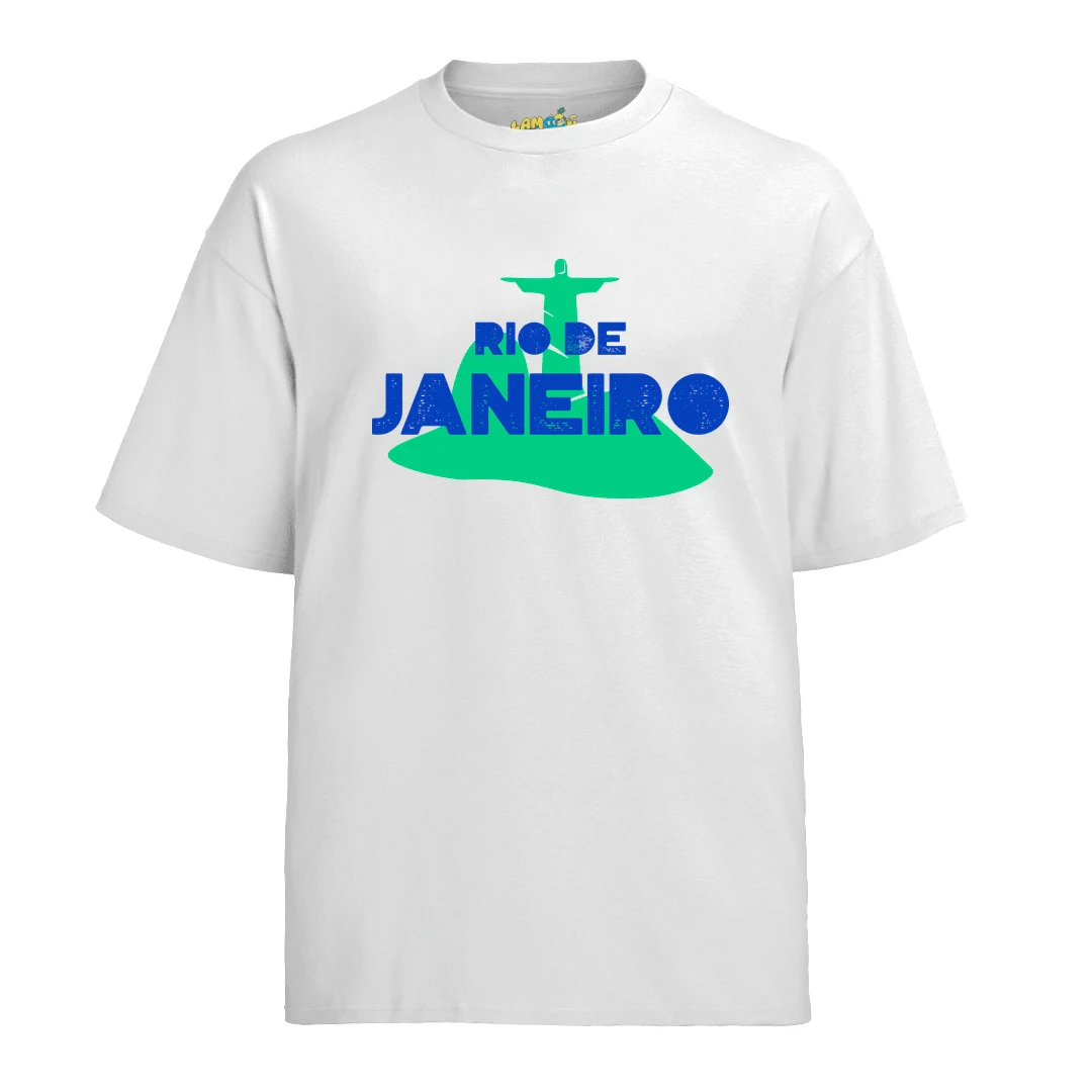 Cotton T-Shirt Brazil Rio De Janeiro World Cup 2026 - White - View 1