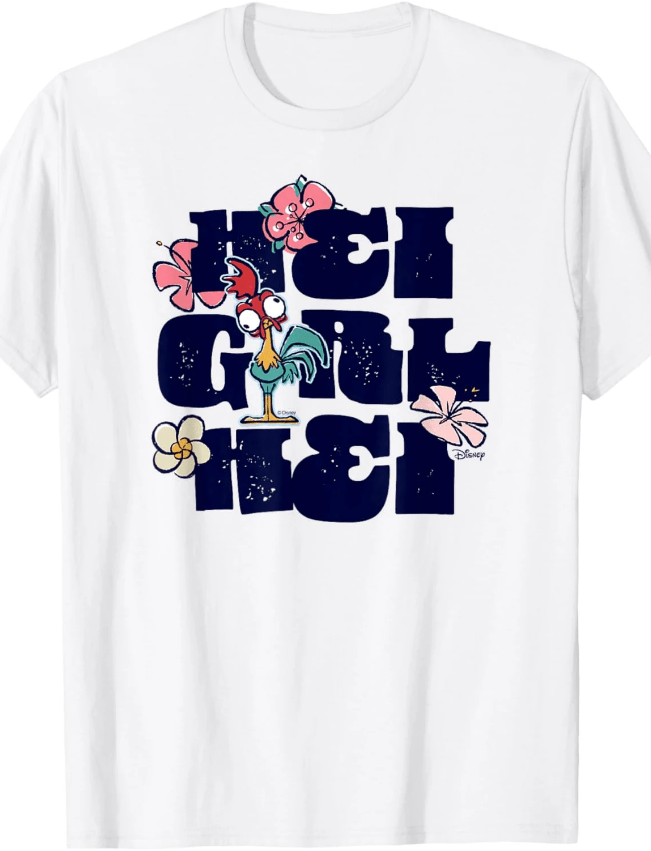 MoanaHei Girl Hei Rooster T-Shirt   Fashion T-Shirt - 白色 - 查看 1