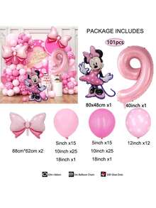 Mickey Mouse Foil Balloons Princess Birthday Party Decorations Room Decor Birthday Gifts ,Valentine's Day Party Supplies,Back-To-School Balloons