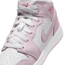 Nike Air Jordan 1 Mid (GS) 女款休闲运动鞋，DQ8423-608 - 顏色 - 查看 8