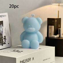 30/20/9/4pcs Cute Mini Bear Smokeless Scented Candle, Perfumed Bedroom, Long-Lasting Household, Female Birthday Gift, DIY Handmade Scented Candle, Ins Home Bedroom Decoration, Hand Gift Scented Candle, Baby Christening Gifts, Christmas Gifts, Luxury Decor, Decorative Candles, Gifts For Women, Wedding Favor Scented Candles, Christmas Gifts For Her - Multicolor - View 37