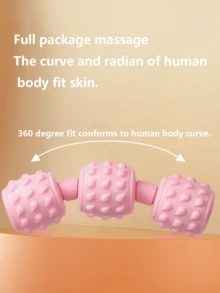 Round Massage Roller, Leg Stovepipe Massage With 9 Massage Rollers, Deep Muscle Relaxation, Leg Slimming, Yoga, Calf Massage- Massage Roller Accessories, 1 Round Massage, Leg Massage To Relax.