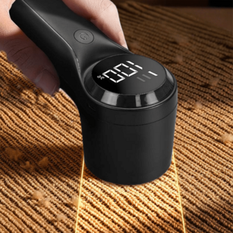Electric Lint Remover, 1200mAh Portable Fabric Shaver, 3-Speed Portable Sweater Shaver, Fast Removal Of Lint, Durable Lint Remover Shaver For Socks/Sweaters/Coats/Bedding Sets/Cloth Furniture
