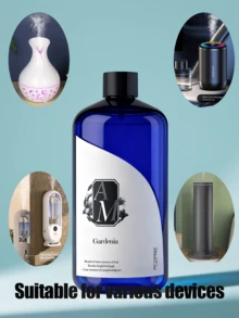 500ml Duftöl, Flammenloser Diffuser Nachfüllflüssigkeit, geeignet für Ultraschall Aroma Diffuser, Rattan Diffuser, Flammenlos Aroma, Hotel Qualität Flammenlos Duftöl Rattan Stäbe, langanhaltender Duft - 500 ml - Übersicht 5