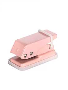 1 Stück Mini Einzellochstanze, 6mm runde Löcher, mit rutschfestem abnehmbarem Sockel und Verschluss, geeignet für Scrapbooks, Fotoalben, Grußkarten und andere DIY-Basteleien, Schule und Schulbedarf