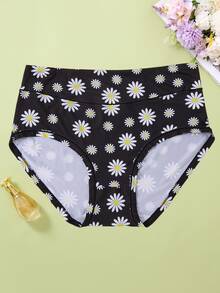 Paquete de 6 bragas de talla grande, cómodas, de cintura media/alta y multicolor - Multicolor - Ver 6