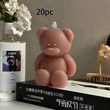 30/20/9/4pcs Cute Mini Bear Smokeless Scented Candle, Perfumed Bedroom, Long-Lasting Household, Female Birthday Gift, DIY Handmade Scented Candle, Ins Home Bedroom Decoration, Hand Gift Scented Candle, Baby Christening Gifts, Christmas Gifts, Luxury Decor, Decorative Candles, Gifts For Women, Wedding Favor Scented Candles, Christmas Gifts For Her - Multicolor - View 33