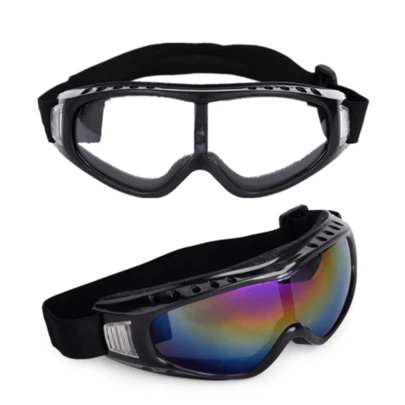 2 Pairs Of Adult Winter Skiing Goggles For Skiing, Snowmobiling, And Snowboarding