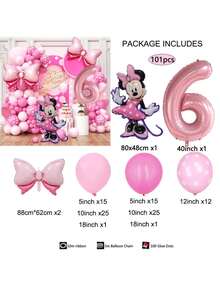 Mickey Mouse Foil Balloons Princess Birthday Party Decorations Room Decor Birthday Gifts ,Valentine's Day Party Supplies,Back-To-School Balloons
