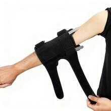 Arm & Elbow Brace For Arm Protection, Elbow Joint Support, Stabilization, Impact Resistance, And Prevention Of Arm Injuries, Outdoor Sports Elbow Brace - màu đen - Xem 5
