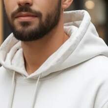 Premium Thick Sweatshirt For Intense Cold Weather - Stylish And Comfortable - White - View 5