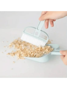 Cute Mini Broom & Dustpan Set | Desktop Cleaning Essential - Stylish & Useful - 藍色 - 查看 4