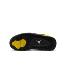 耐克 Air Jordan 4 Retro BG 女款运动鞋，休闲鞋 408452-017 - 黑/灰 - 查看 3