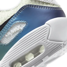 Nike AIR MAX 90 20 (GS) 女款跑步鞋 CT9631-100 - 峰白/黑-多色-白 - 查看 10