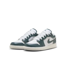 Nike Air Jordan 1 Low SE (GS) Women's Sneakers, Casual Shoes, FQ8041-300 - Green - View 6