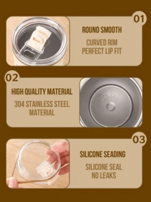 Peanuts Official Snoopy 304 Stainless Steel Insulated Coffee Mug 480ML, Double Wall Vacuum Thermal Flask, Spill-Proof Twist-Lock Lid, 12H Heat/24H Cold Retention, Portable For Travel/Office/School/Home, Cute Vintage Kawaii Cartoon Design, Durable Reusable Friendly Cup, Ideal Birthday/Christmas Gift For Snoopy/Peanuts Fans - Snoopy Insulated Coffee Mug - View 9