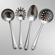 Escumadeira Inox 24cm Fritura Óleo Cozinha Gourmet Doméstica Profissional Resistente - Prata - Visão 3