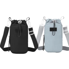 YOONI 1 件/2 件韩版时尚牛津布斜挎包，防水水壶/玻璃杯架，多层设计，可放置手机和硬币，适合健身房、徒步旅行、户外、女士单肩包 - 彩色 - 查看 17