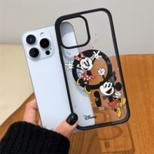 Disney Disney. ‌ Minnie And Mickey Mouse Patterned Phone Case Featuring Fun Ergetic Poses And Playful Designs. Compatible With 17, 16, 15, 14, 13, 12, And 11 Pro Models. Made Of TPU, With Shockproof Protection. A Fantastic Gift For Family, Frids, Birthdays, Spring Festival, Holidays, Boyfrids, Girlfrids, And Valtine's Day..Christmas Accessories. - 11 - 查看 7
