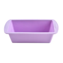 Pieces, Silicone Mini Rectangular Baking Molds (Dimensions: 19.2cm/7.56inx9cm/3.54in), Non-Stick And Easy-To-Demolding Rectangular Silicone Mini Cake Baking Trays, Suitable For Baking Bread, Soft Silicone Baking Molds And Bread Molds, Bread Trays, Brownie Cake Rectangular Baking Trays, Cake Mold - Multicolor - View 16
