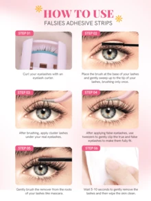 Mlen Diary Lashes Clusters, 50pcs C Curl 12-16mm Individual Lashes, DIY Manga Eyelash, Reusable Natural Fluffy Lashes At Home