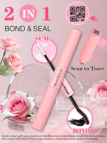 11-Piece False Eyelash Set With Bond And Seal Kit: Ultimate Lash Bundle Including 5 Styles Of Fluffy/Natural False Lashes + Skin-Friendly Beauty Tape For Secure, Long-Lasting Wear – Perfect For Daily Makeup, Dates, Parties & Special Occasions, Easy To Apply Even For Beginners - 黑色 - 查看 3