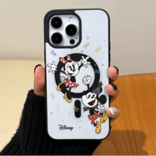 Disney Disney. ‌ Minnie And Mickey Mouse Patterned Phone Case Featuring Fun Ergetic Poses And Playful Designs. Compatible With 17, 16, 15, 14, 13, 12, And 11 Pro Models. Made Of TPU, With Shockproof Protection. A Fantastic Gift For Family, Frids, Birthdays, Spring Festival, Holidays, Boyfrids, Girlfrids, And Valtine's Day..Christmas Accessories. - 11 - 查看 6