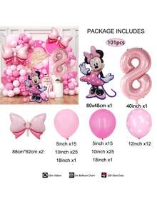 Mickey Mouse Foil Balloons Princess Birthday Party Decorations Room Decor Birthday Gifts ,Valentine's Day Party Supplies,Back-To-School Balloons