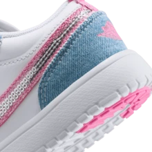 Nike JORDAN 1 LOW ALT SE (PS) 女款休闲运动鞋 HQ2003-400 - 藍/藏青黑/灰 - 查看 9