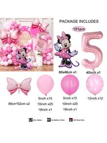Mickey Mouse Foil Balloons Princess Birthday Party Decorations Room Decor Birthday Gifts ,Valentine's Day Party Supplies,Back-To-School Balloons