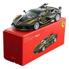 Burago 1:64  FXXK Supercar Diecast Model Car, Realistic Alloy Sports Car Toy, Gift For Boys